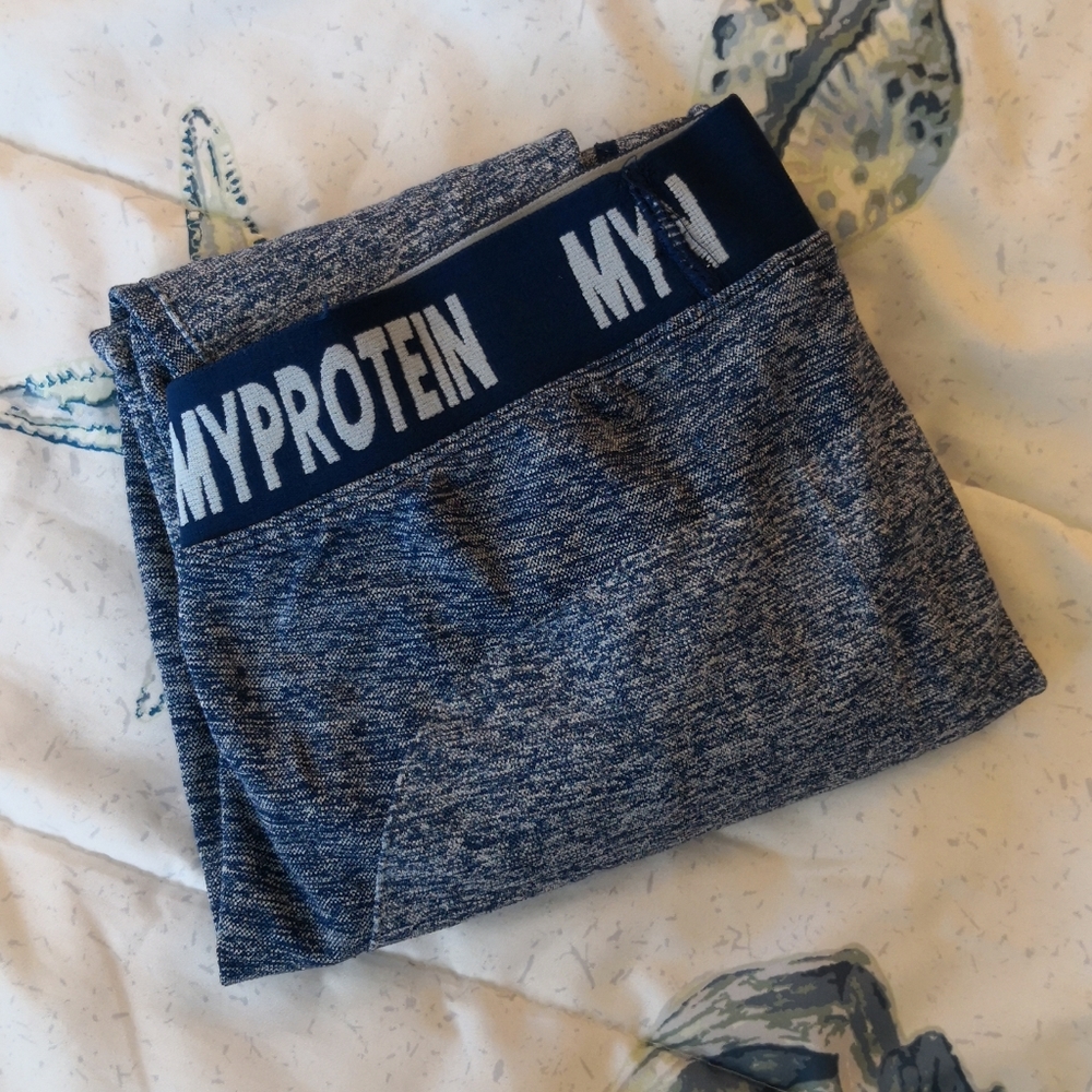 Myprotein seamless blue leggings